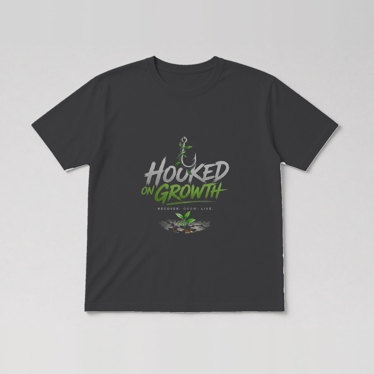 Main Logo (Circle Badge) Tee in Charcoal