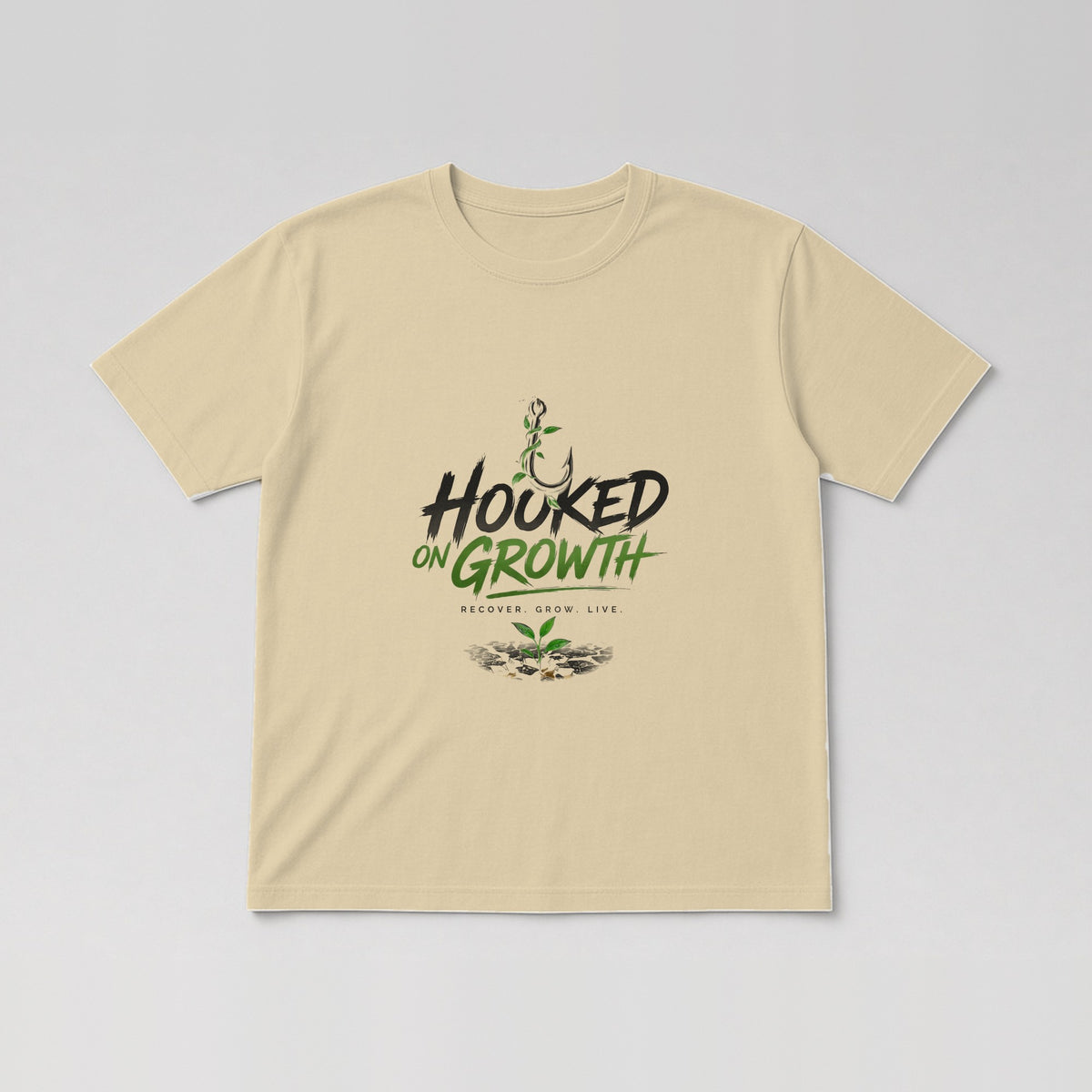 Main Logo (Circle Badge) Tee in Sand