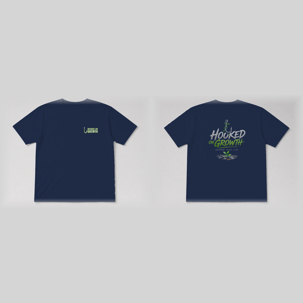 Left Chest Wordmark Tee Navy