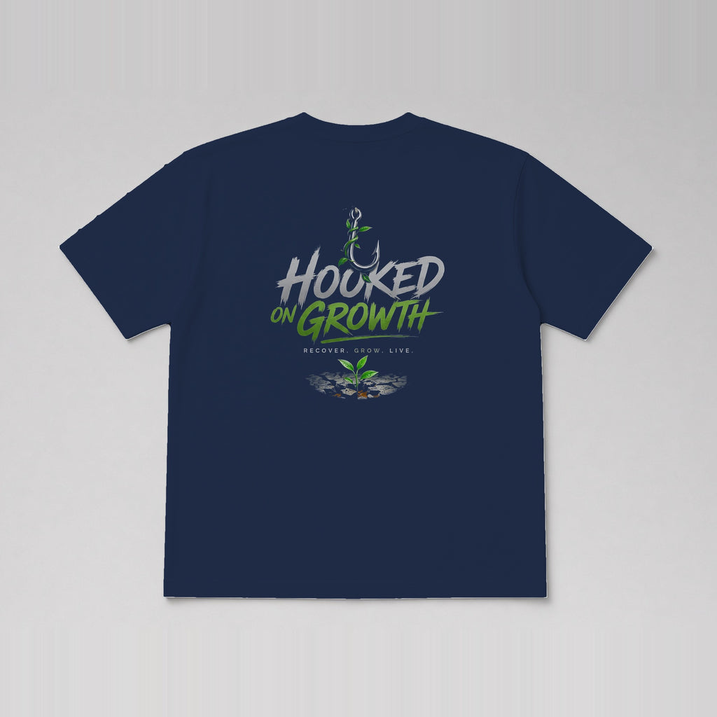 Left Chest Wordmark Tee Navy