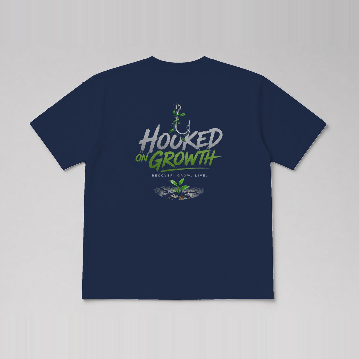 Left Chest Wordmark Tee Navy