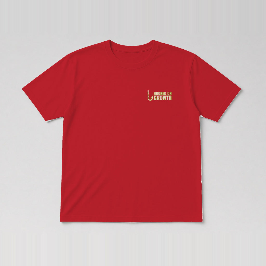 Left Chest Wordmark Tee Red