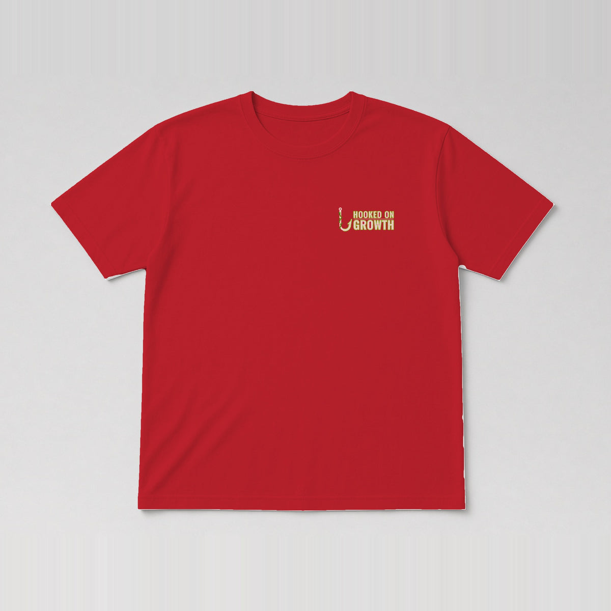 Left Chest Wordmark Tee Red