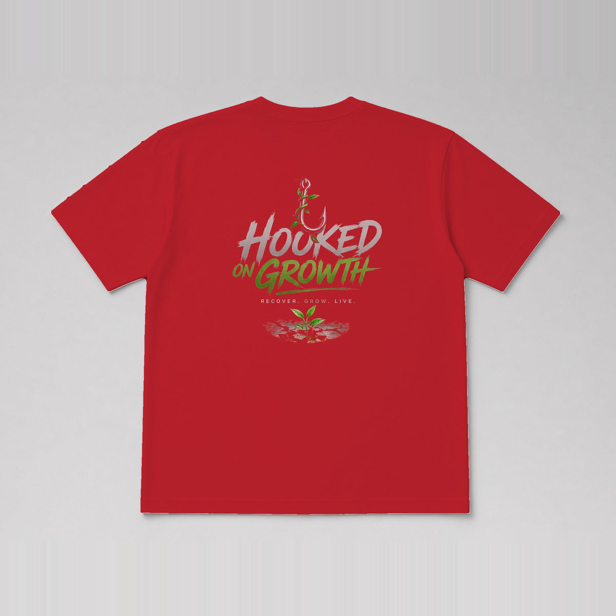 Left Chest Wordmark Tee Red