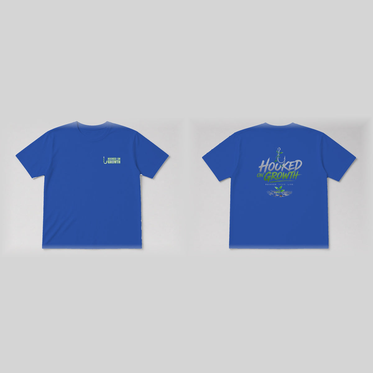 Left Chest Wordmark Tee Royal