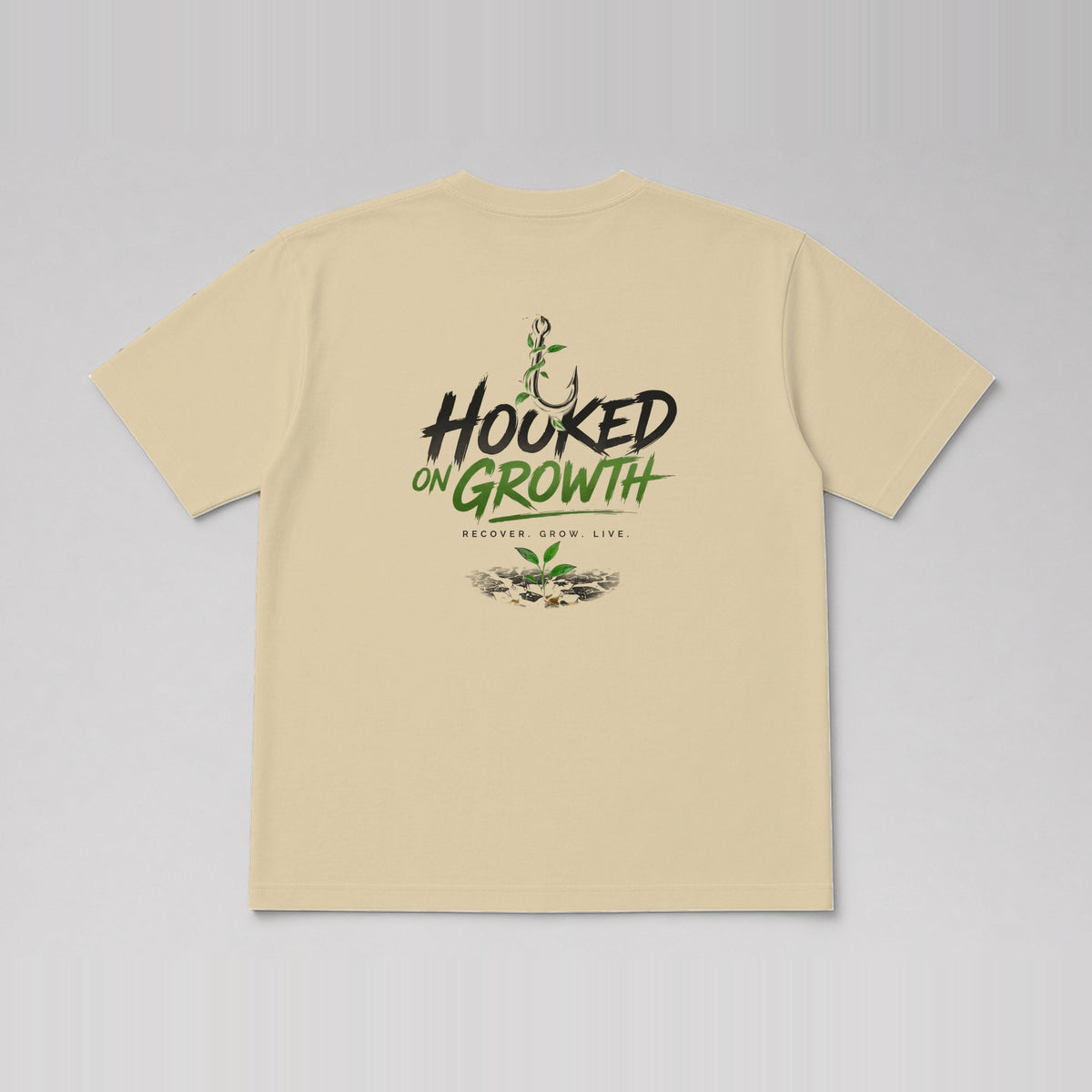 Left Chest Wordmark Tee Sand