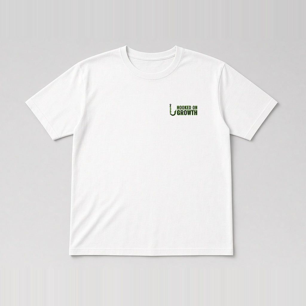 Left Chest Wordmark Tee White
