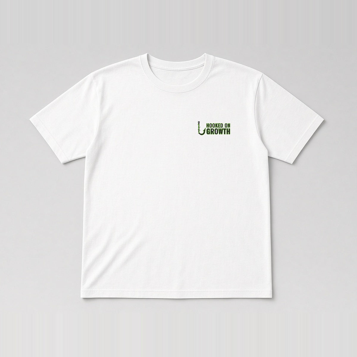 Left Chest Wordmark Tee White