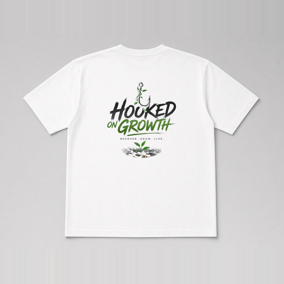 Left Chest Wordmark Tee White
