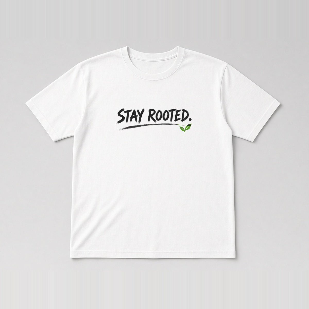 Stay Rooted Tee White