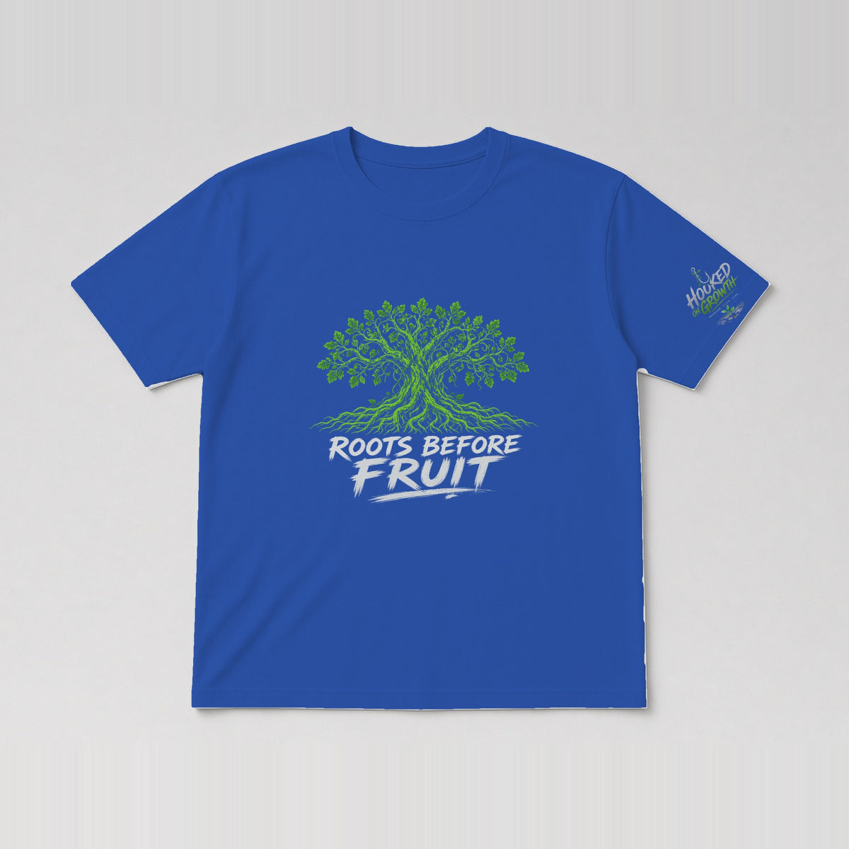 Roots Before Fruit Tee Royal