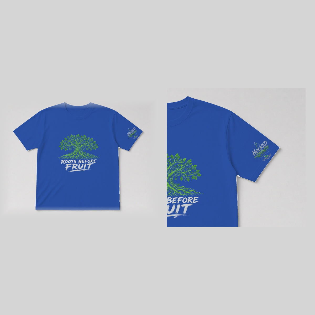 Roots Before Fruit Tee Royal