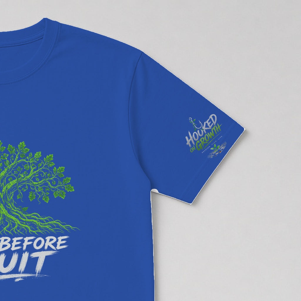 Roots Before Fruit Tee Royal
