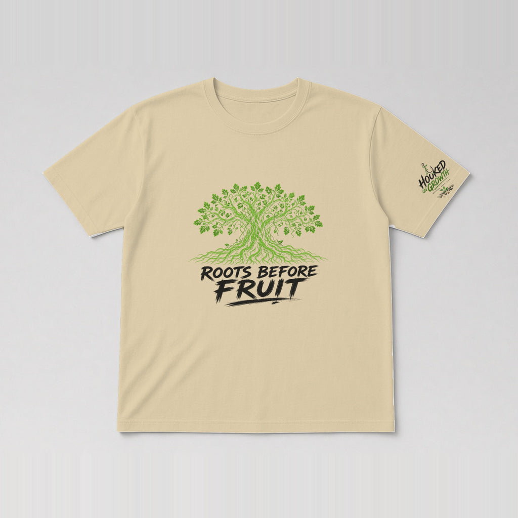 Roots Before Fruit Tee Sand