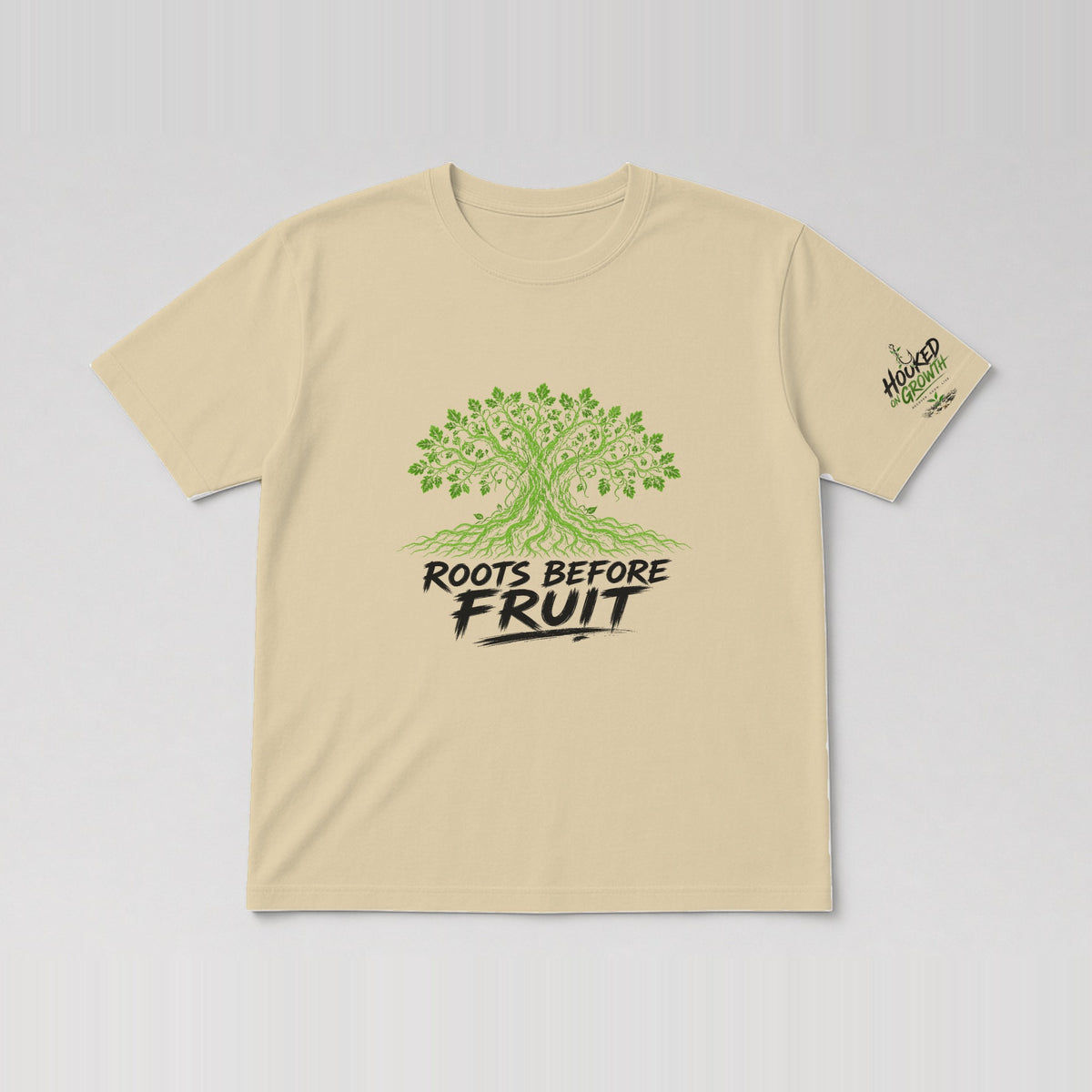 Roots Before Fruit Tee Sand