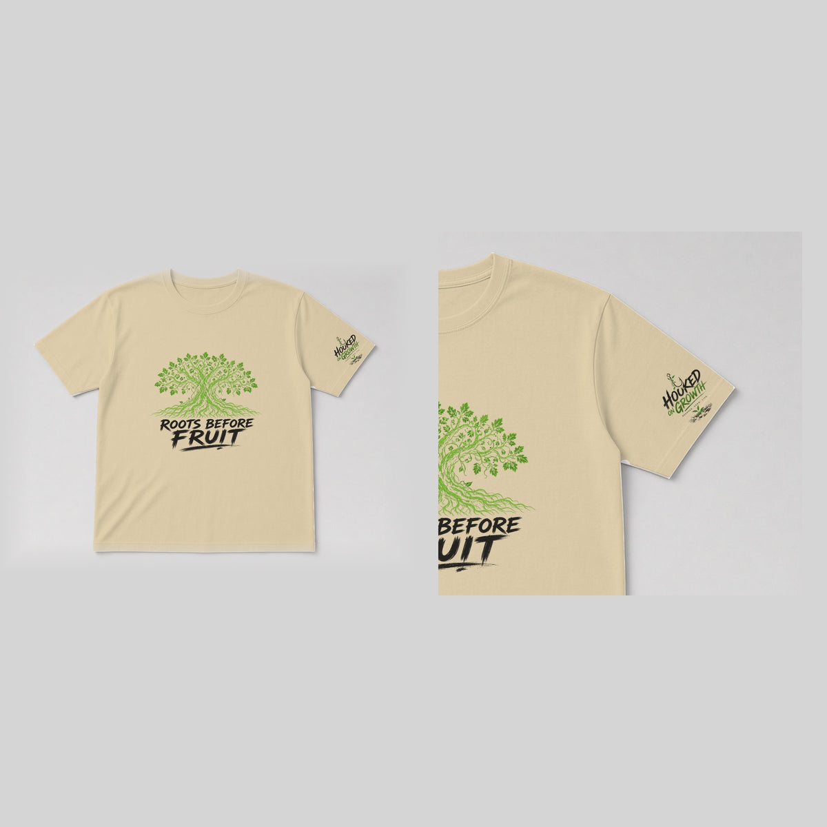 Roots Before Fruit Tee Sand