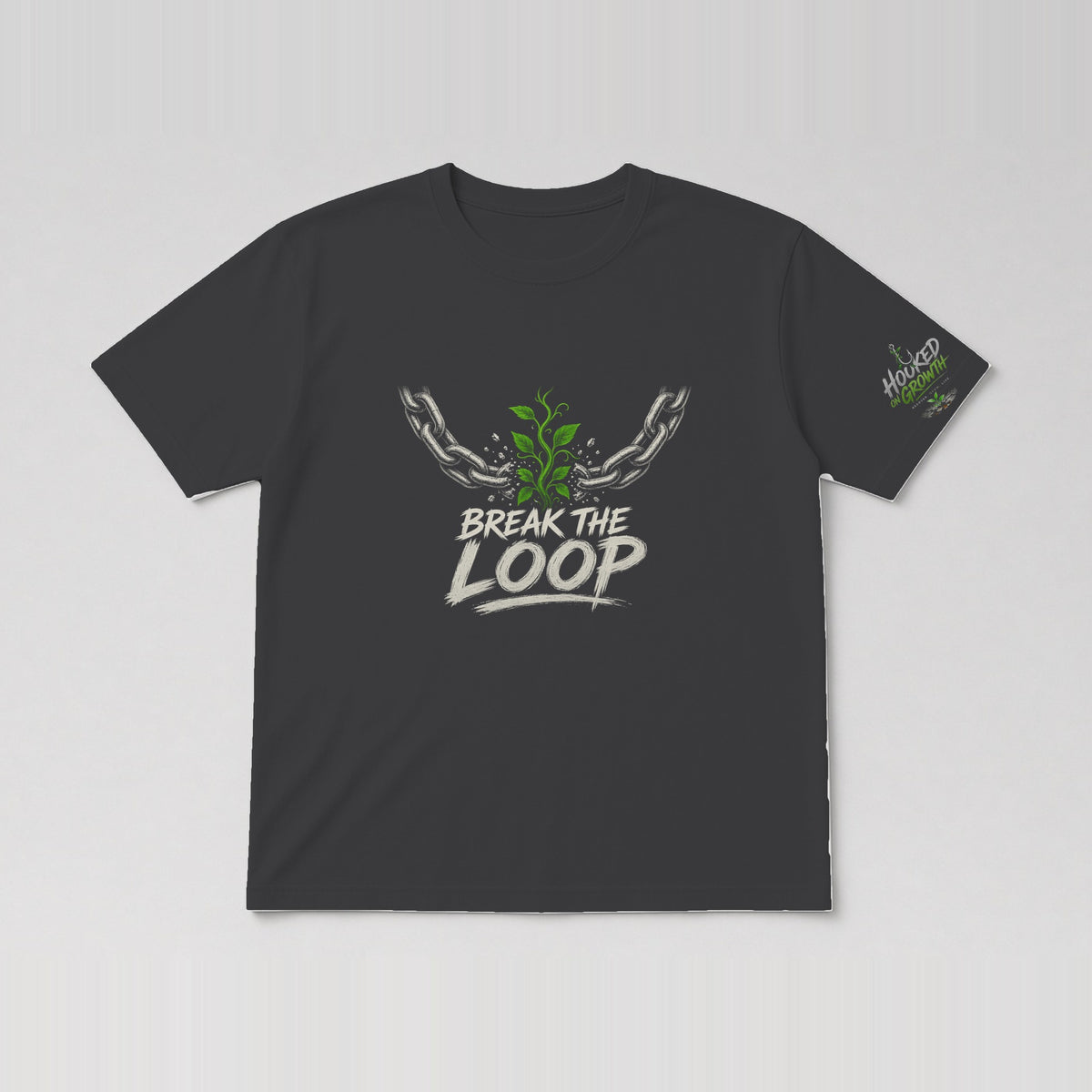 Break The Loop Tee Charcoal