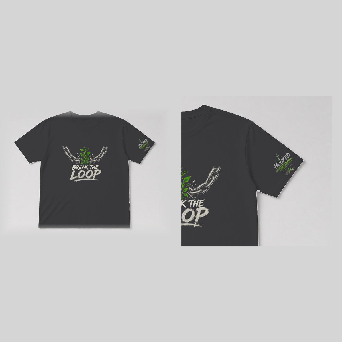 Break The Loop Tee Charcoal