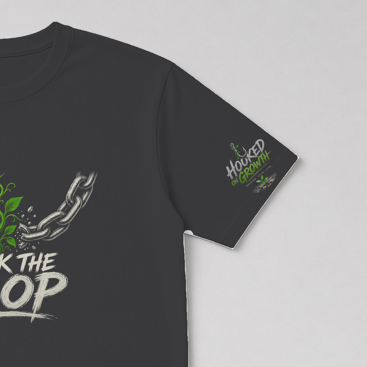 Break The Loop Tee Charcoal