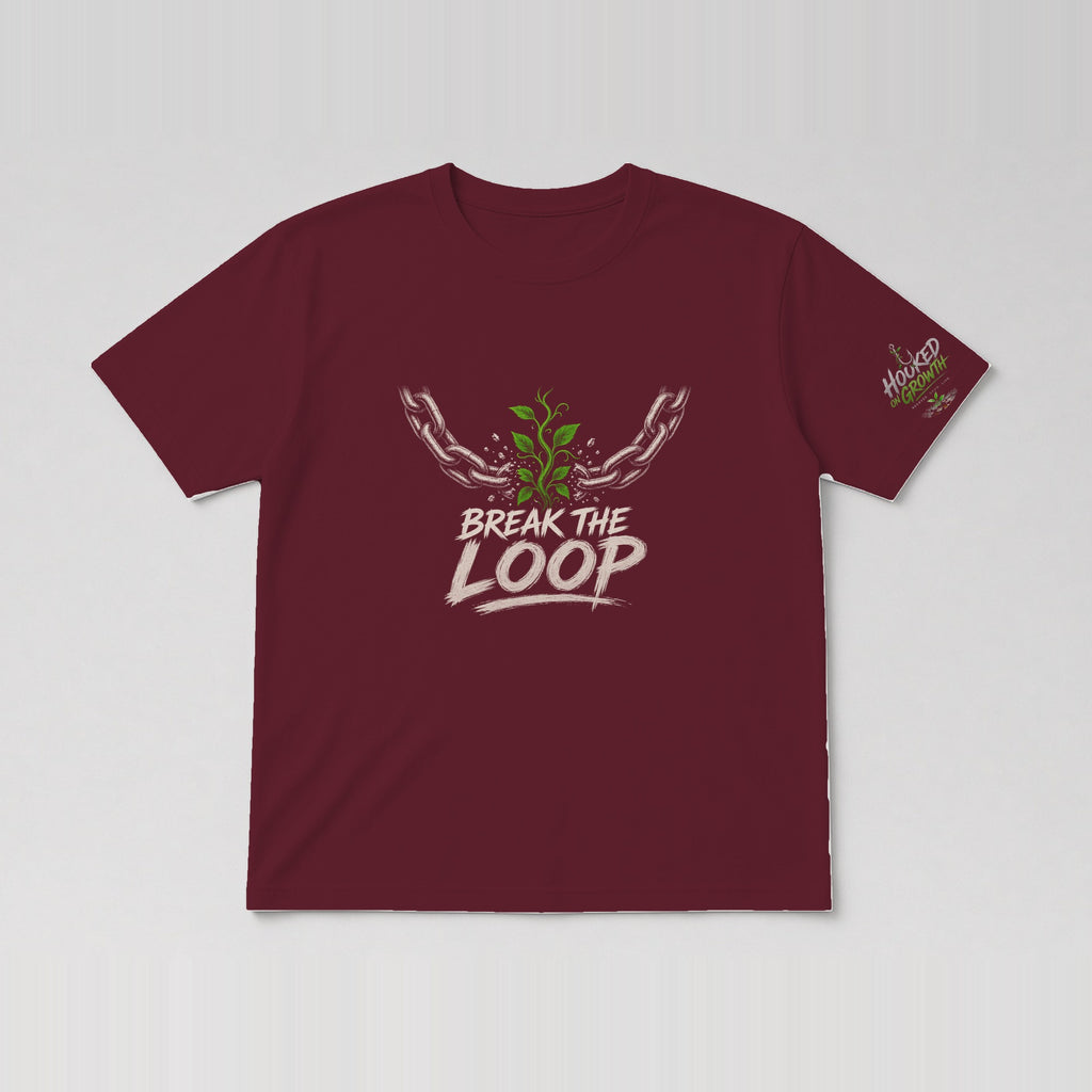 Break The Loop Tee Maroon