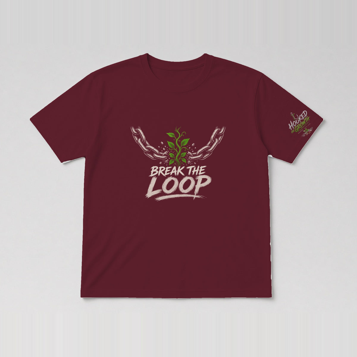 Break The Loop Tee Maroon
