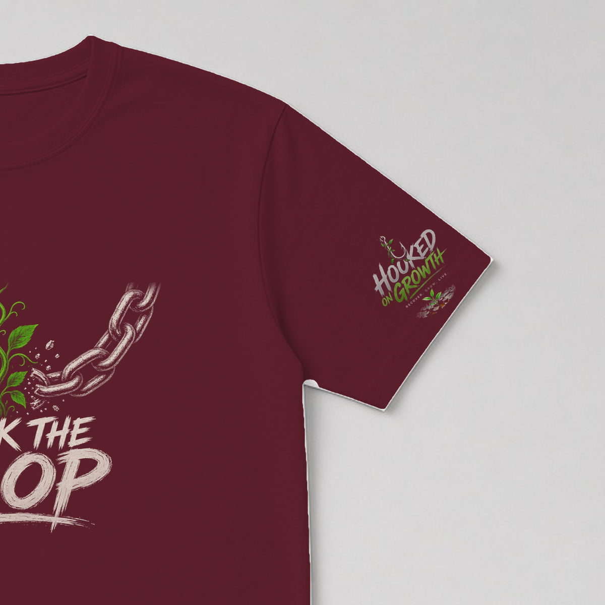Break The Loop Tee Maroon