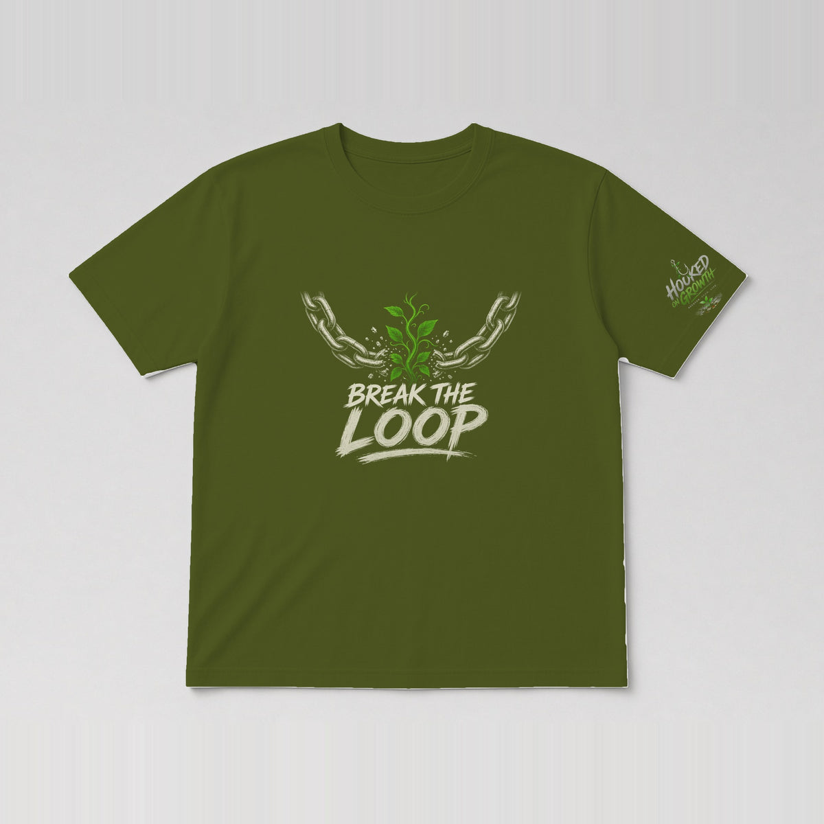 Break The Loop Tee Military Green