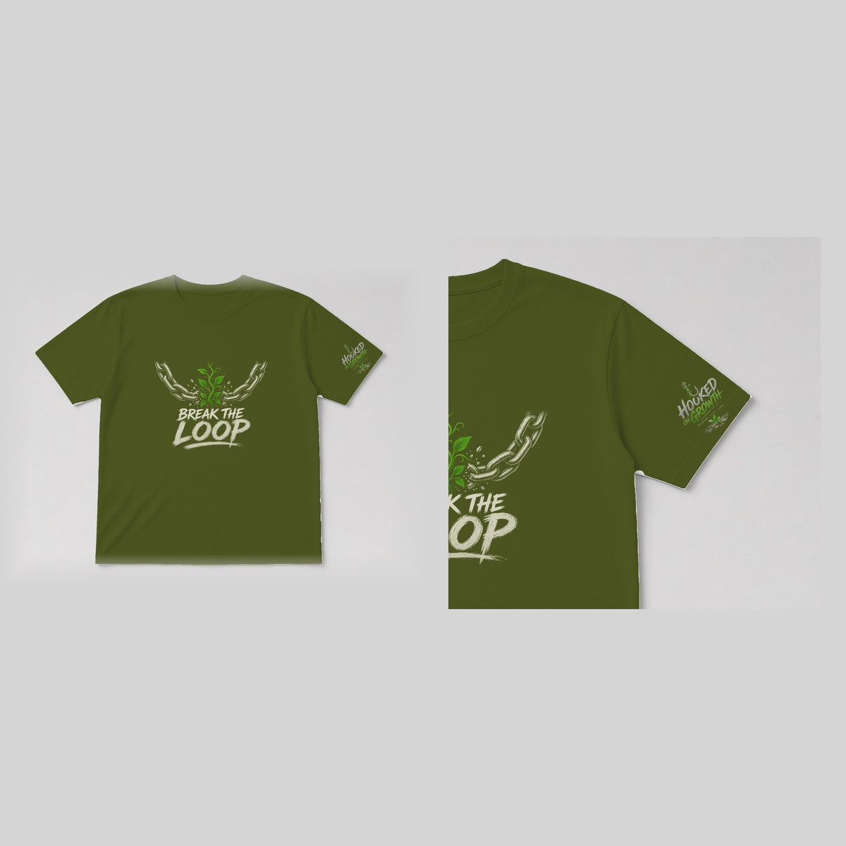 Break The Loop Tee Military Green