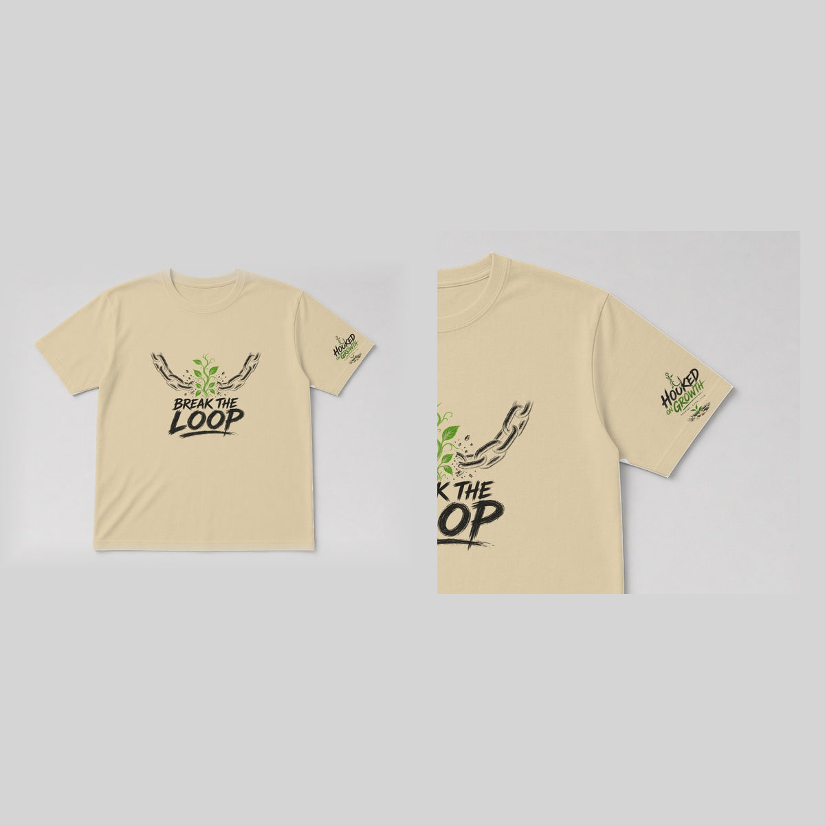 Break The Loop Tee Sand