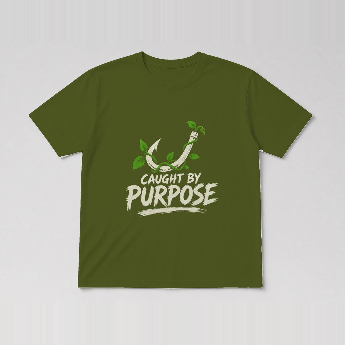 Caught By Purpose Tee Military Green