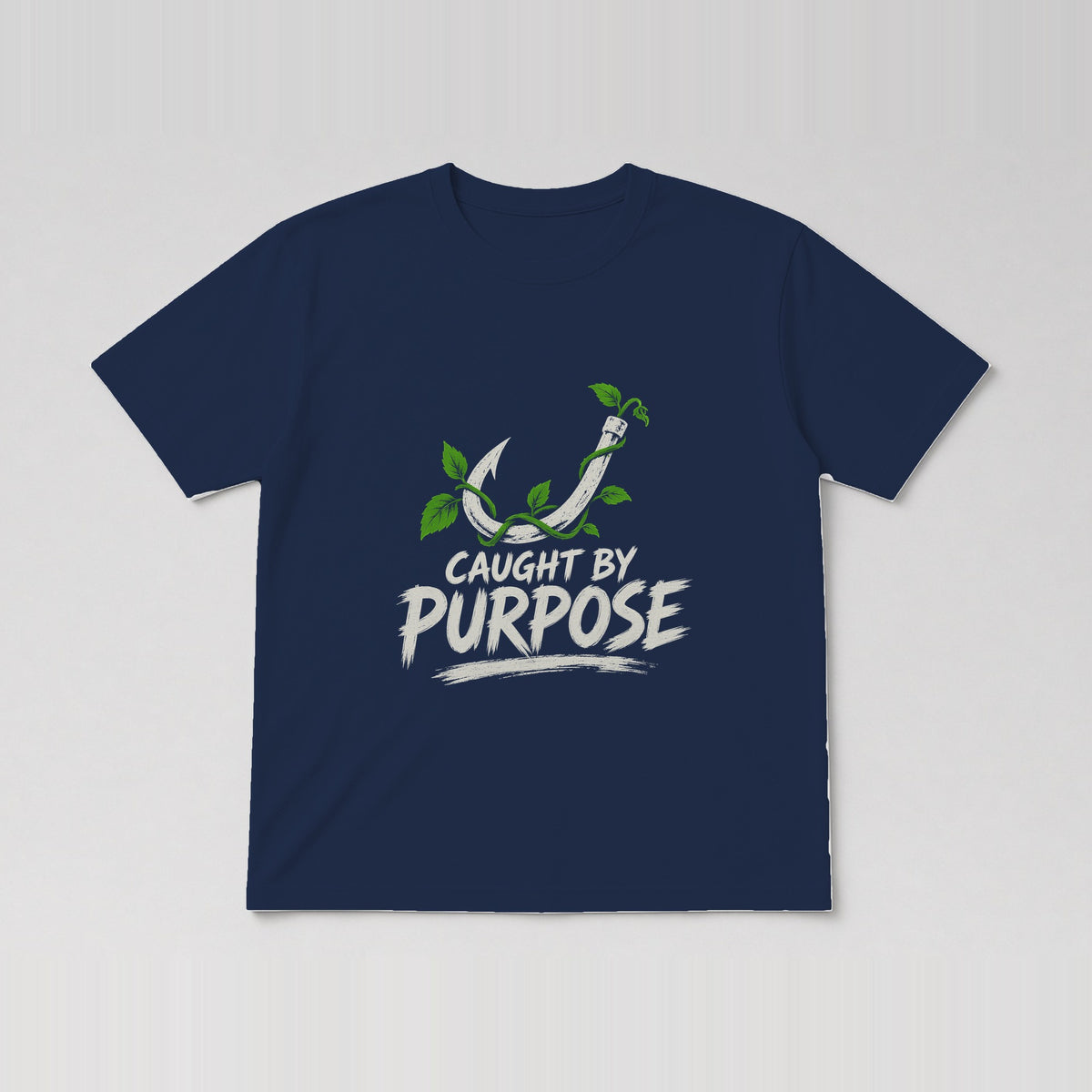 Caught By Purpose Tee Navy