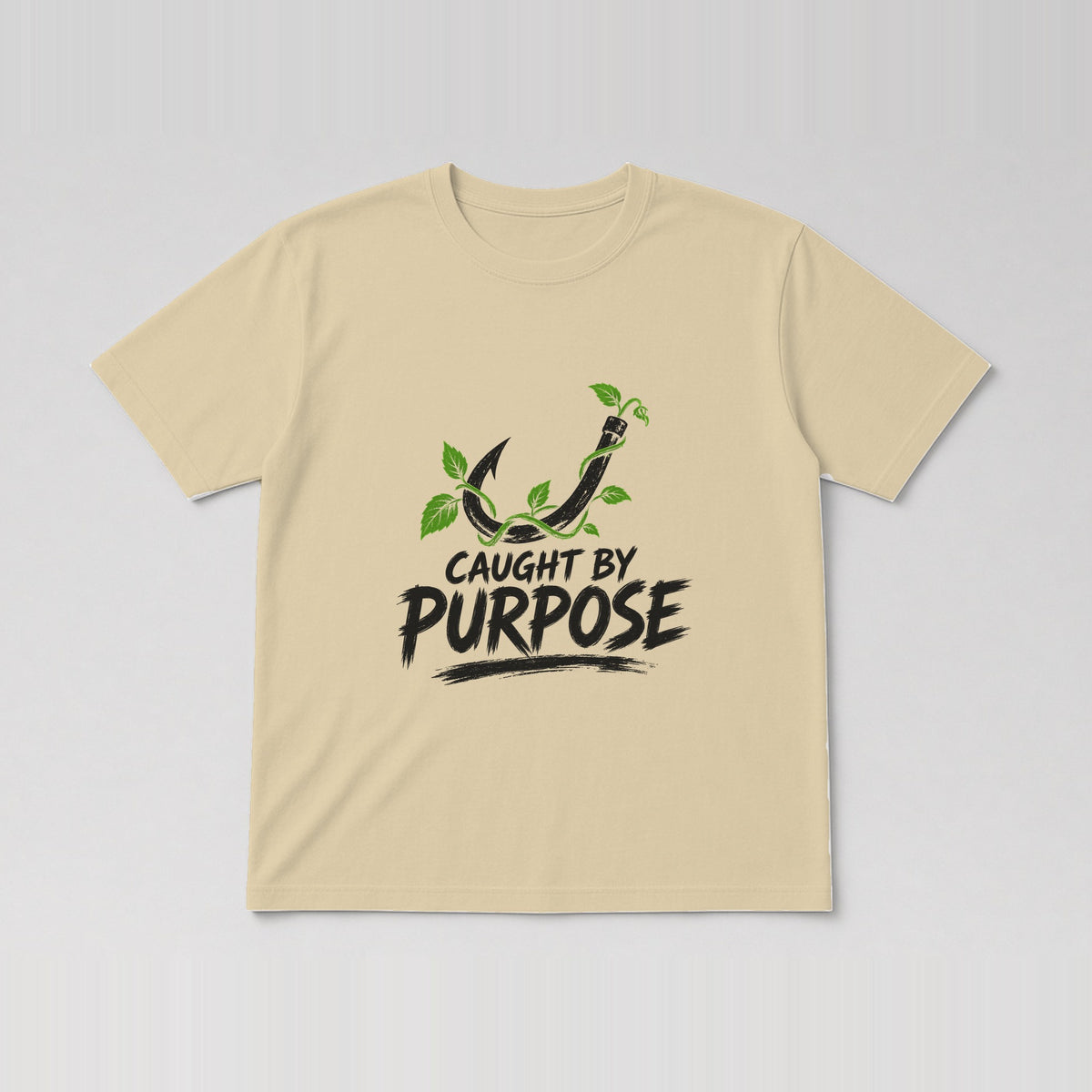 Caught By Purpose Tee Sand