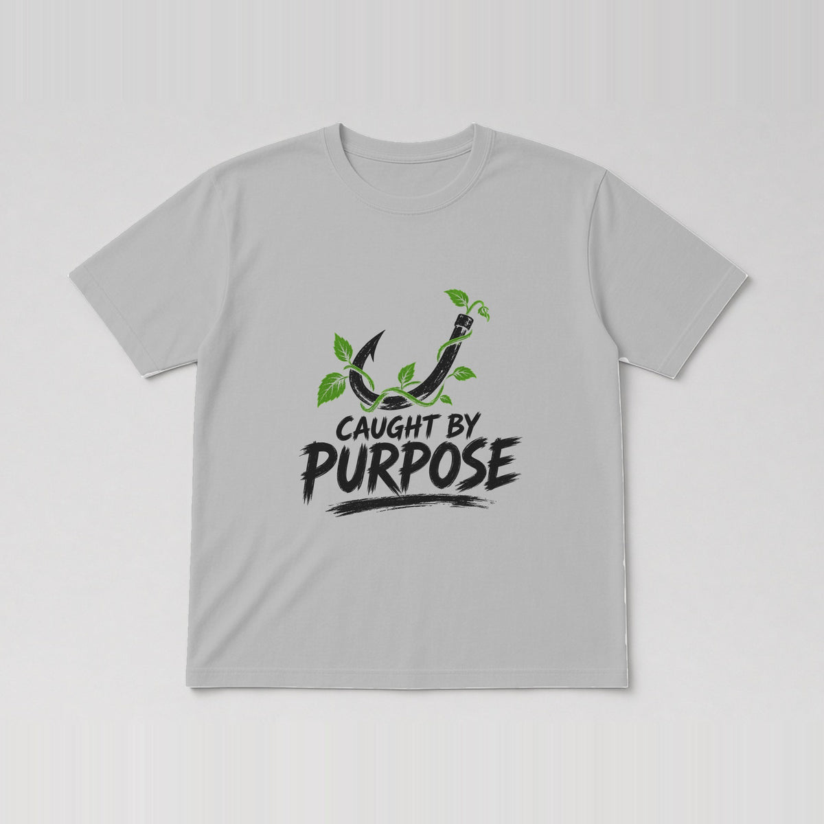 Caught By Purpose Tee Sport Grey