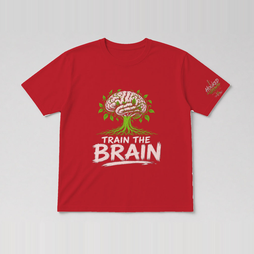 Train the Brain Tee Red