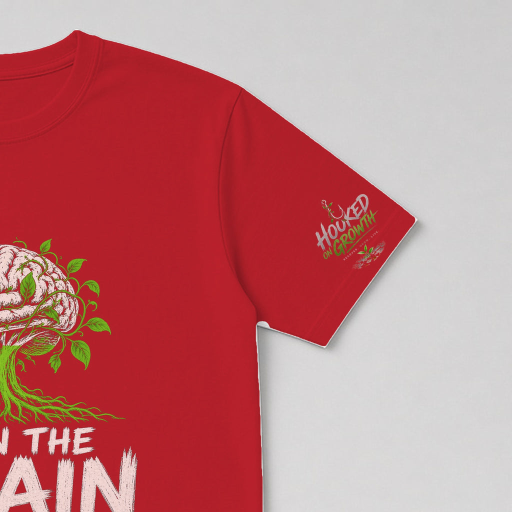 Train the Brain Tee Red