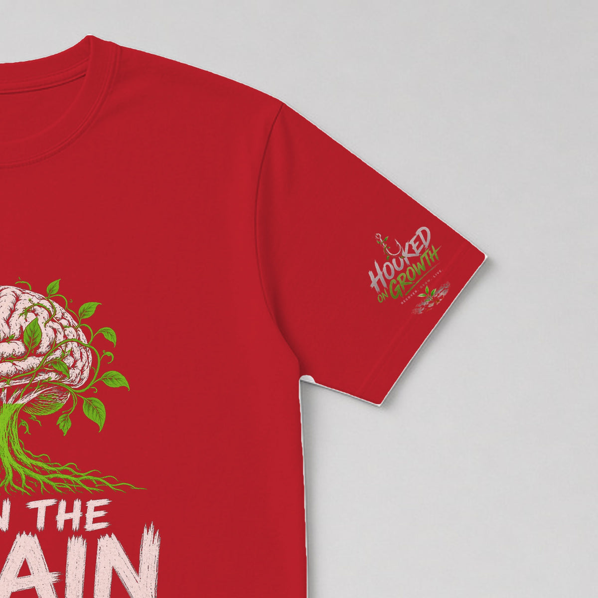 Train the Brain Tee Red