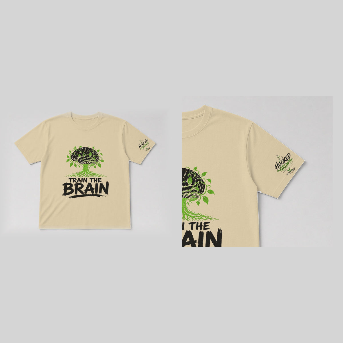 Train the Brain Tee Sand