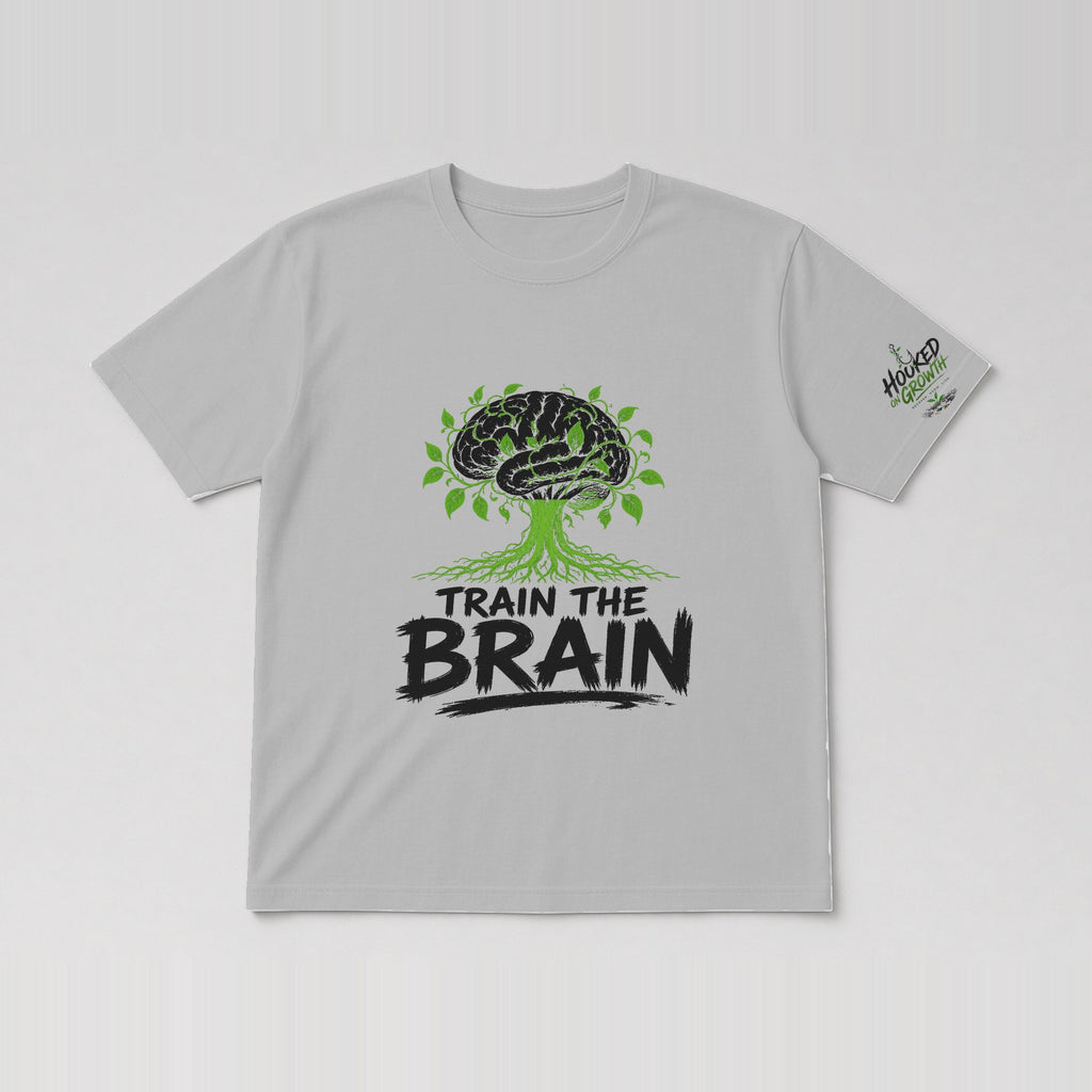 Train the Brain Tee Sport Grey