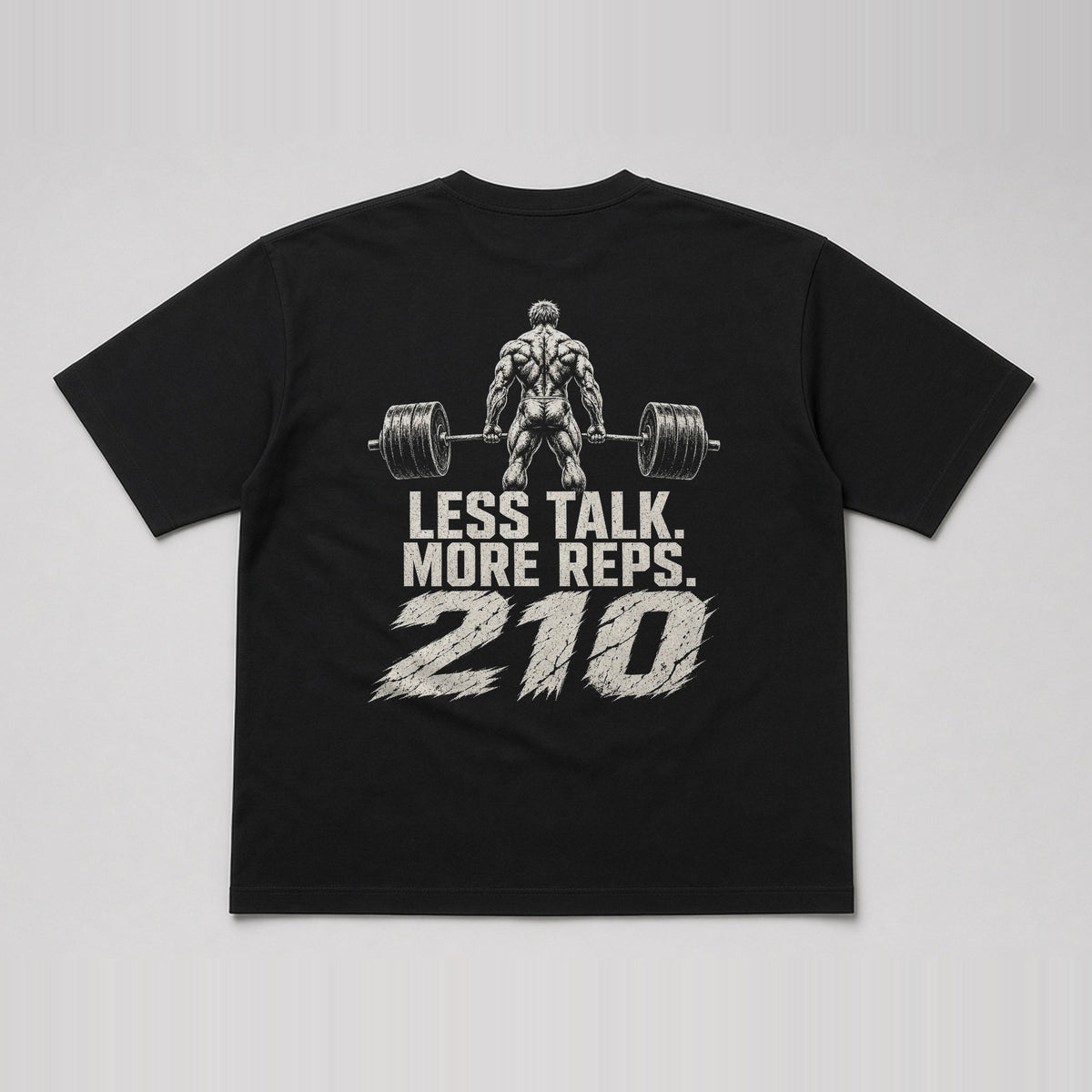 210 Lifter Tee (Front + Back) Black back