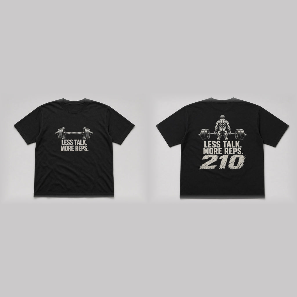 210 Lifter Tee (Front + Back) Black MAIN