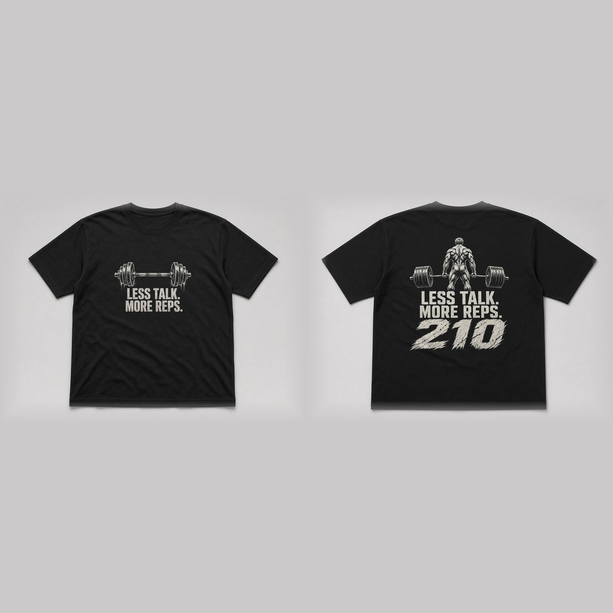 210 Lifter Tee (Front + Back) Black MAIN