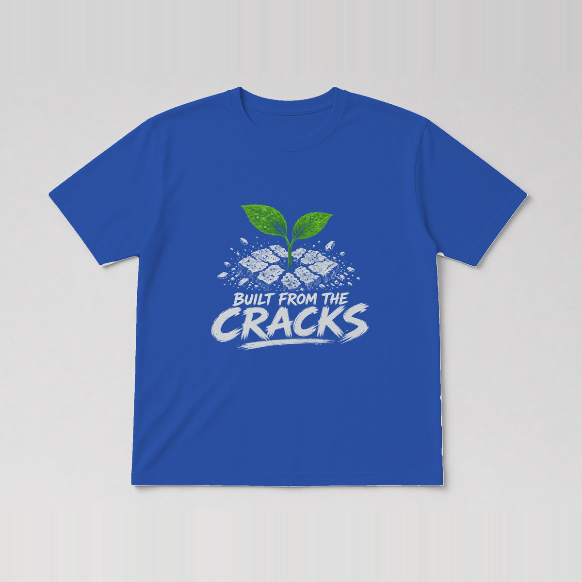 Built From The Cracks Tee Royal