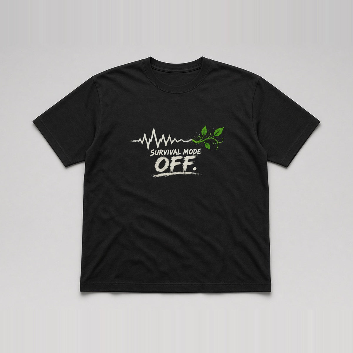 Survival Mode: Off. Tee Black