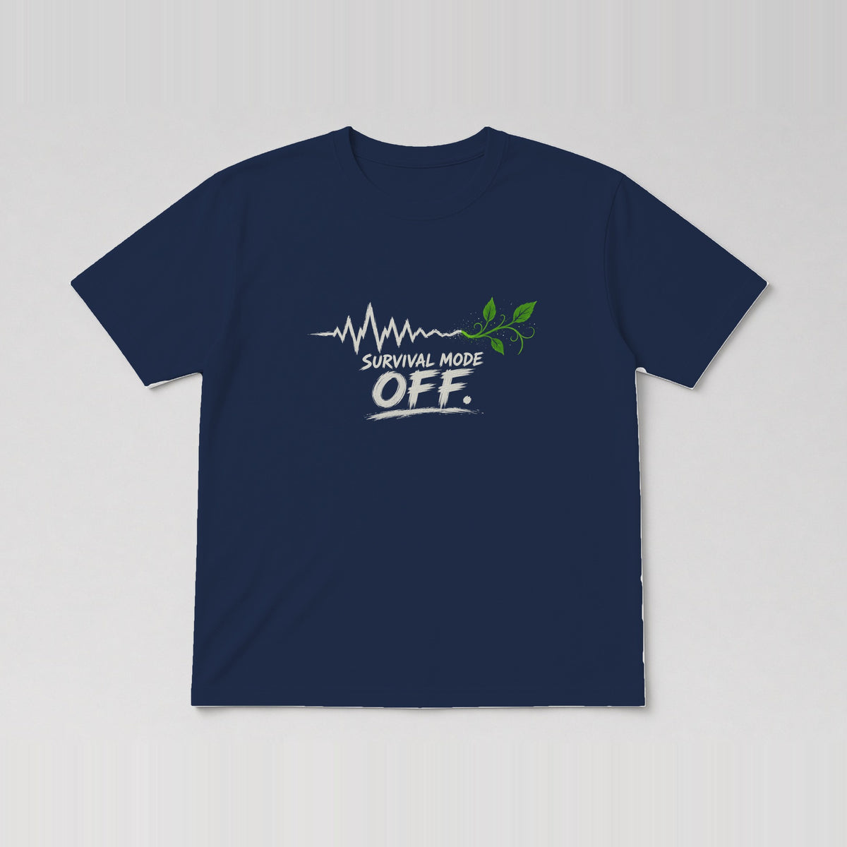 Survival Mode: Off. Tee Navy