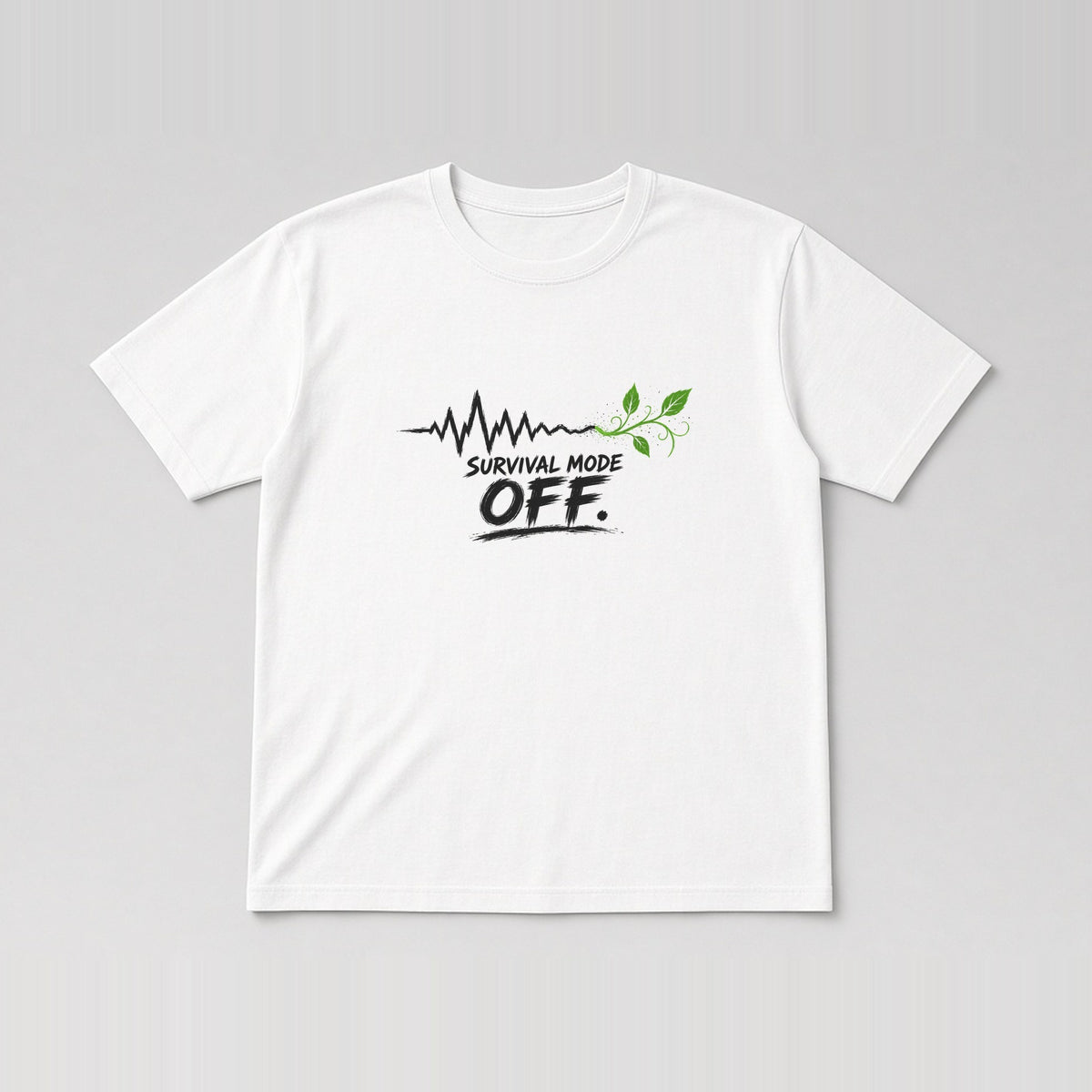 Survival Mode: Off. Tee White