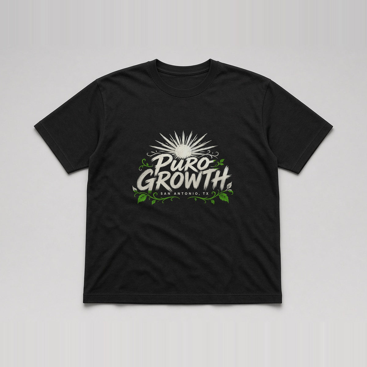 Puro Growth Tee Black