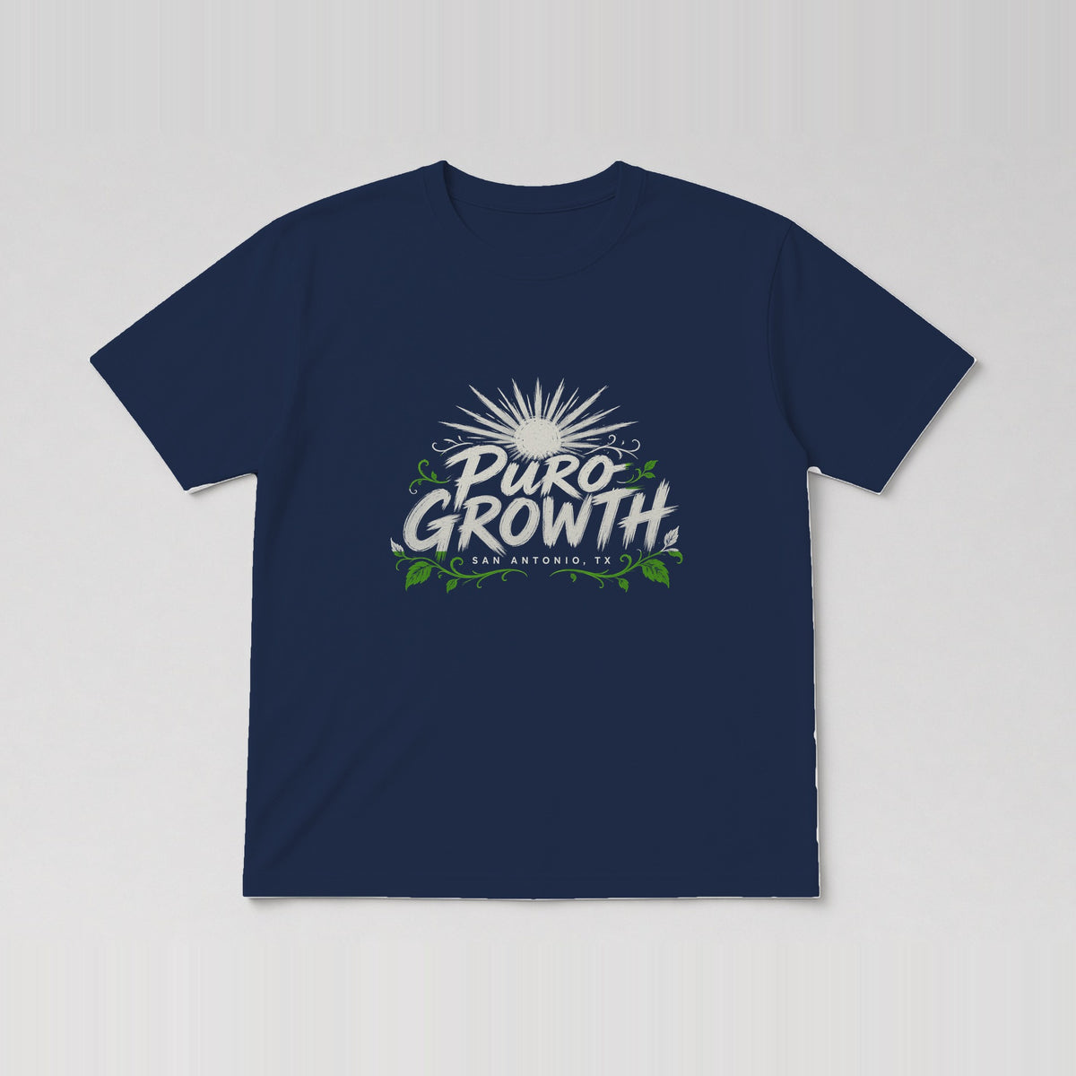 Puro Growth Tee Navy