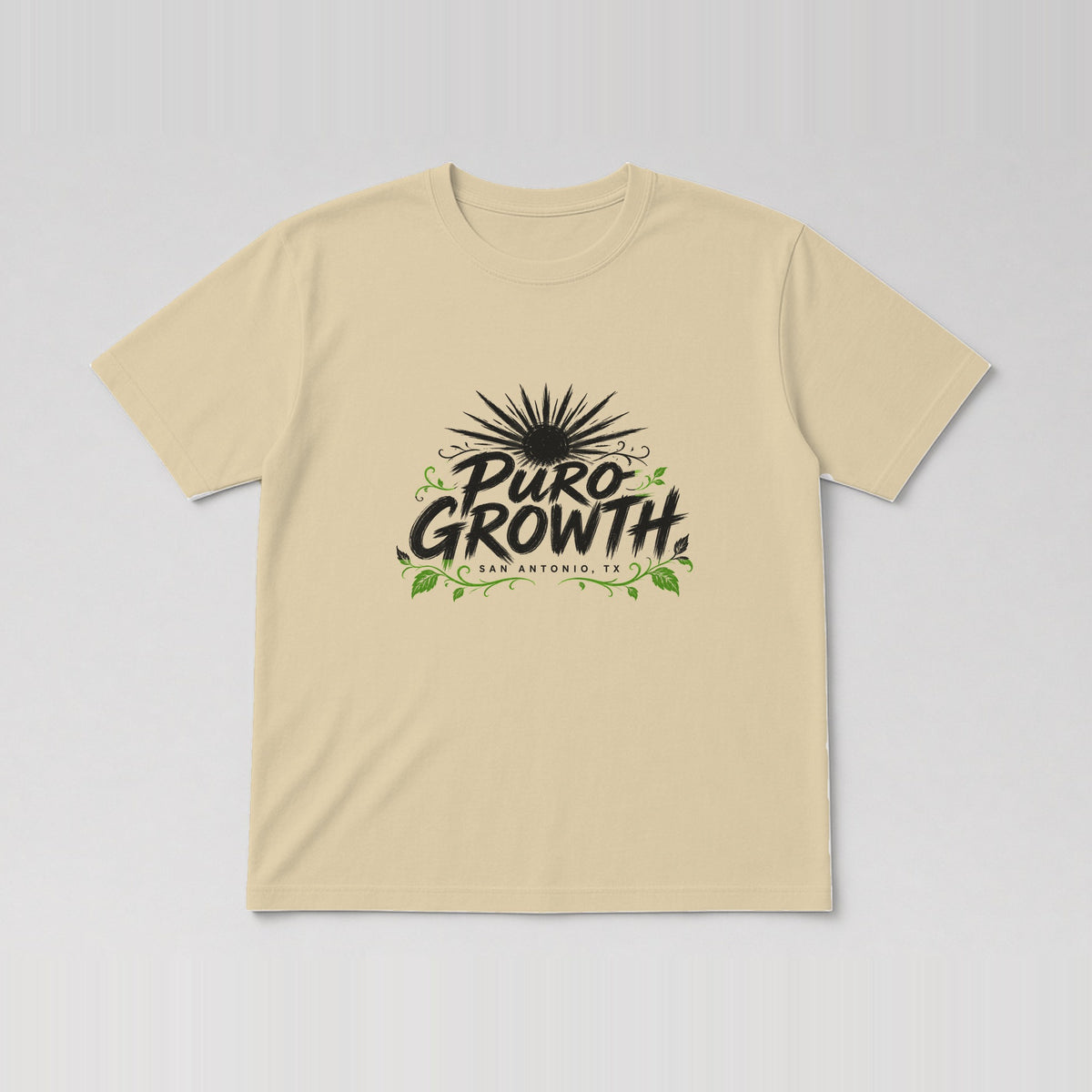 Puro Growth Tee Sand