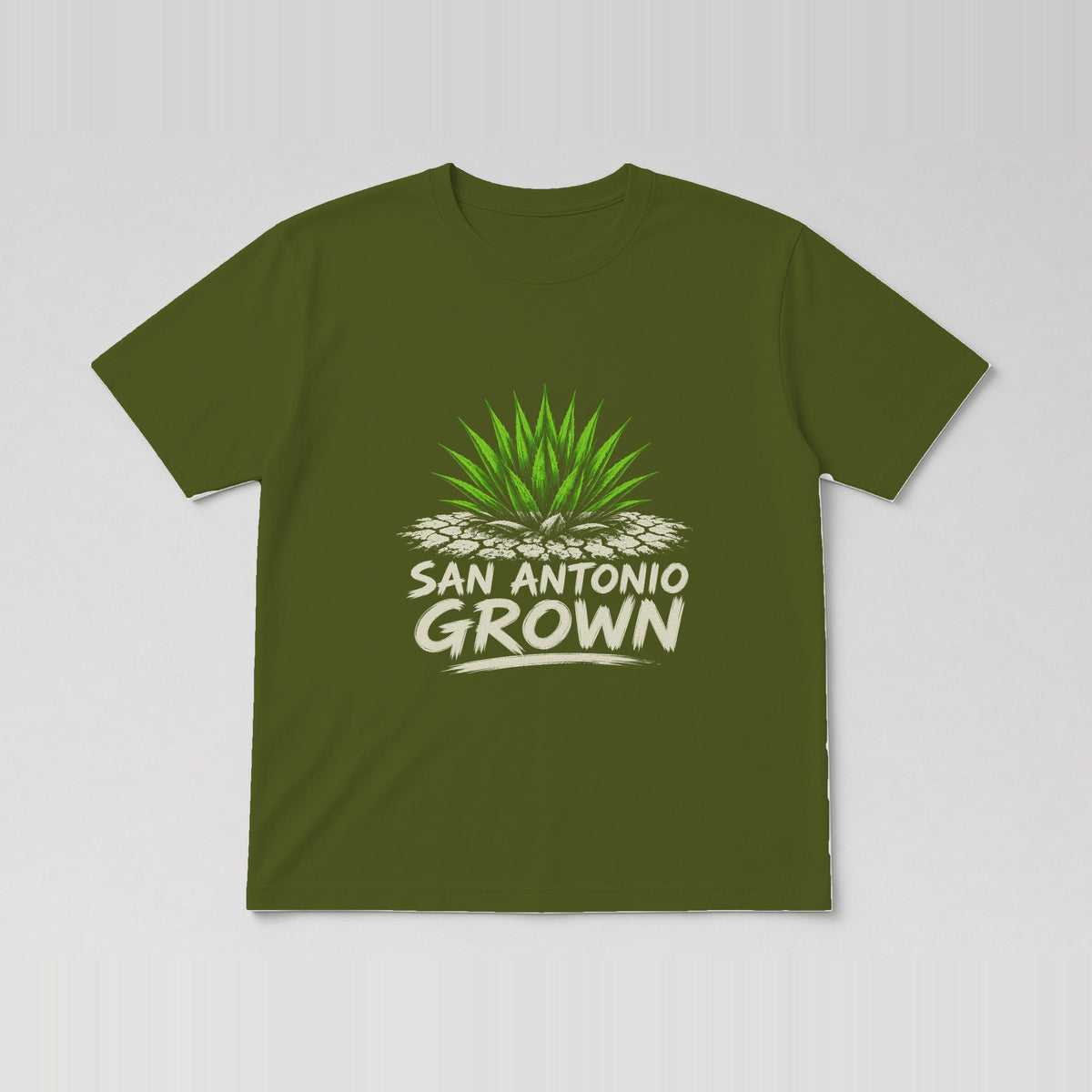 San Antonio Grown Tee Military Green