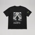 Hooded Figure: Rise Tee in Black